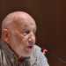 Gianni Berengo Gardin durante la presentazione del Libro dei libri